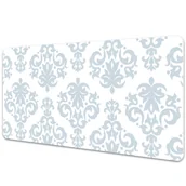 Podkładki na biurko - Mata z nadrukiem na biurko Szary ornament 90x45 cm - miniaturka - grafika 1