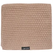 Otulacze - Kocyk wełniany otulacz z wełny merino PREMIUM Karmelowy Beż 90x100, Lullalove - miniaturka - grafika 1