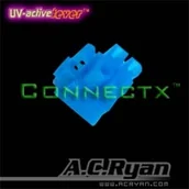 Adaptery i przejściówki - AC Ryan Connectx™ ATX4pin (P4-12V) Female - UVBlue 100x Niebieski ACR-CB8072 - miniaturka - grafika 1