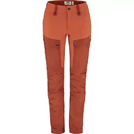 Spodnie damskie - Fjällräven Damskie spodnie Keb Trousers Curved W, czerwone (Cabin Red-Rowan Red), 44 - miniaturka - grafika 1
