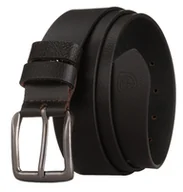 Paski - Pasek męski klasyczny PETERSON skórzany klasyczna srebrna klamra elegancki garniturowy modny brązowy - miniaturka - grafika 1