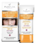 Kremy do twarzy - Flos-Lek White & Beauty Krem ANTI-AGING zapobiegiegający powstawaniu przebarwień SPF 30 - miniaturka - grafika 1