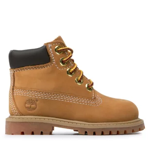 Trapery Timberland 6 In Premium Wp Boot TB0128097131 Brązowy - Buty dla chłopców - miniaturka - grafika 1