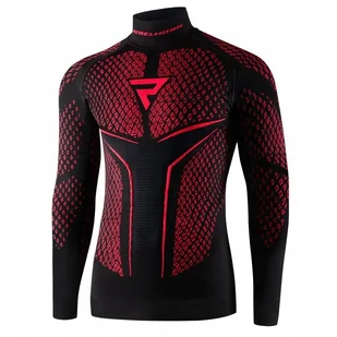 KOSZULKA TERMOAKTYWNA Z DŁUGIM RĘKAWEM REBELHORN THERM II BLACK/RED XL/XXL - Pozostała odzież narciarska - miniaturka - grafika 1