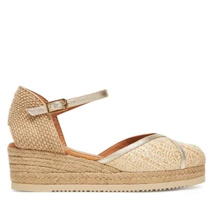 Espadryle Unisa Chat 25 Rfo Beżowy - Espadryle damskie - miniaturka - grafika 1