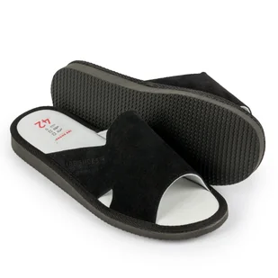 Ireshoes Kapcie na lato męskie kozia skóra r.44 - Kapcie męskie - miniaturka - grafika 1