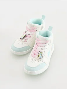 Reserved - Sneakersy za kostkę Smerfy - biały - Buty dla dziewczynek - miniaturka - grafika 1