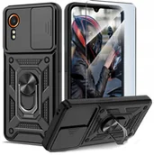 Etui i futerały do telefonów - Etui do Samsung Galaxy Xcover 7 PANCERNE SLIDE RING CASE + SZKŁO 9H - miniaturka - grafika 1