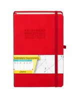 Kalendarze - Kalendarz 2022/2023 A5 Nauczyciela TDW czerwony - miniaturka - grafika 1