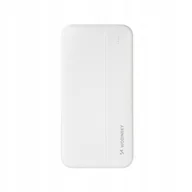 Powerbanki - Wozinsky powerbank 10000mAh 2 x USB biały (WPBWE1) - miniaturka - grafika 1