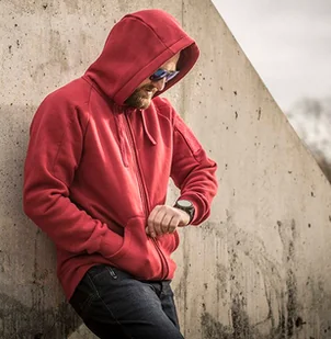 Helikon - Bluza Urban Tactical Hoodie Lite - FullZip - Niebieska - BL-ULF-CB-65 - Odzież taktyczna i umundurowanie - miniaturka - grafika 9