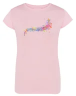 Koszulki i topy damskie - T-Shirt damski nadruk kolorowe Nutki MUZYKA r.M - miniaturka - grafika 1