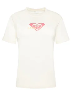 Roxy T-Shirt Oceanregular ERJZT06078 Écru Regular Fit - Koszulki i topy damskie - miniaturka - grafika 1