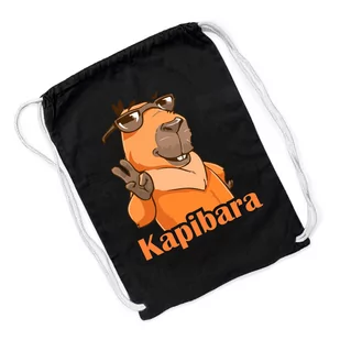 PLECAK WOREK WORKOPLECAK KAPIBARA CAPYBARA DO SZKOLY DLA DZIECKA NA WF - Plecaki worki - miniaturka - grafika 1