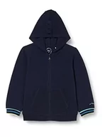 Bluzy i sweterki niemowlęce - s.Oliver Junior Baby Boys bluza z kapturem, niebieska, 68, niebieski, 68 - miniaturka - grafika 1
