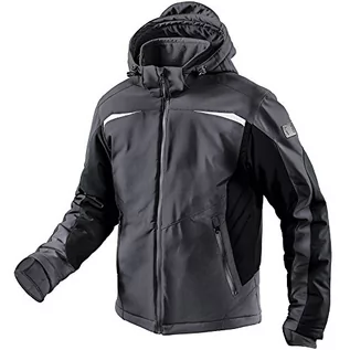 Kurtki męskie - Kübler kurtka zimowa softshell przepuszczająca powietrze, m, grafit / czarny 10417322-9799-M - grafika 1