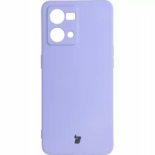 Bizon Etui Case Silicone do OPPO Reno 7 4G jasnofioletowe - Etui i futerały do telefonów - miniaturka - grafika 1