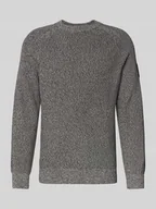 Swetry męskie - Sweter z dzianiny o kroju regular fit z czystej bawełny - miniaturka - grafika 1