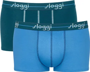 Sloggi hipster męskie 2-pak - Start Hipster C2P box, bokserki, bawełna niebieski 2XL - Majtki męskie - miniaturka - grafika 1