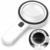 Mikroskopy i lupy - LUPA 30X SZKŁO POWIĘKSZAJĄCE DO CZYTANIA Z 12 LED - miniaturka - grafika 1