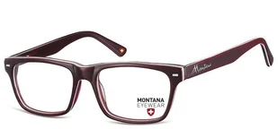 Okulary oprawki optyczne, korekcyjne Montana MA73D bordowe - Okulary korekcyjne, oprawki, szkła - miniaturka - grafika 1