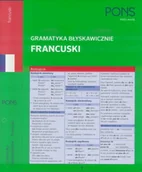 Książki do nauki języka francuskiego - zbiorowa Praca Gramatyka błyskawicznie. Francuski PONS - miniaturka - grafika 1