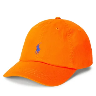 Czapka z daszkiem Polo Ralph Lauren Cls Sprt Cap 211912843009 Orange - Czapki damskie - miniaturka - grafika 1