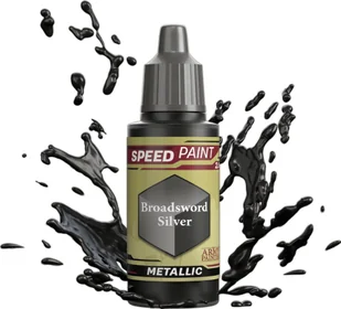 Army Painter FARBKA ARMY PAINTER SPEEDPAINT METALLIC 2.0: BROADSWORD SILVER - Akcesoria i części modelarskie - miniaturka - grafika 1