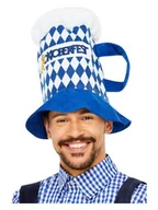 Czapki męskie - Czapka Oktoberfest Kufel Piwa Niebieski - miniaturka - grafika 1