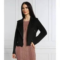 Kurtki damskie - GUESS Ramoneska MONICA | Regular Fit - miniaturka - grafika 1