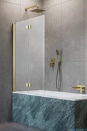 Akcesoria do armatury i ceramiki - Radaway Nes Pnd I Brushed Gold parawan nawannowy 100cm lewy szczotkowane złoto 10010100-99-01L - miniaturka - grafika 1