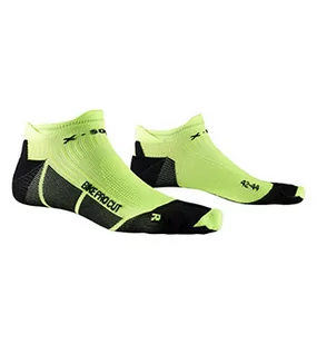 X-socks Skarpety Unisex Bike Pro Cut czarny Opal Black/Phyton Yellow 45-47 XS-BS07S19U - Skarpetki damskie - miniaturka - grafika 1