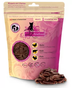 Catz Finefood Meatz Essential Mix - kurczak, indyk, cielęcina 45g - Przysmaki dla kotów - miniaturka - grafika 3