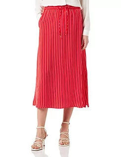 Spódnice - Tommy Hilfiger Damska spódnica midi Cupro Rope STP Fit & Flare, Fajerwerki Lina Stp, 58 - grafika 1