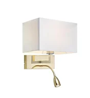 Lampy ścienne - Markslojd Kinkiet LAMPA ścienna SAVOY 106308 abażurowa OPRAWA prostokątna LED 3W - miniaturka - grafika 1