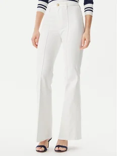 Guess Spodnie materiałowe W5GA1Q D5N71 Beżowy Regular Fit - Spodnie sportowe damskie - miniaturka - grafika 1