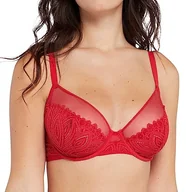 Biustonosze - Miss Sans Complexe Lisa Biustonosz z pełnym pokryciem dla kobiet, Fioletowy czerwony, 70D - miniaturka - grafika 1