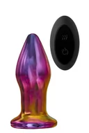 Korki analne - Dream Toys Glamour Glass Remote Vibe Plug - miniaturka - grafika 1