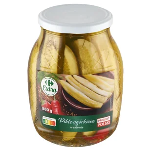 Carrefour Extra Pikle ogórkowe w zalewie 860 g - Warzywa w marynacie - miniaturka - grafika 1