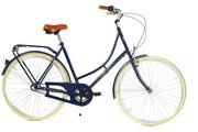 Rowery - Dallas Bike Holland City 28 cali Damski Granatowo-kremowy - miniaturka - grafika 1