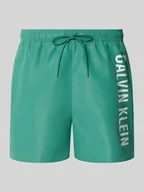 Kąpielówki męskie - Spodenki kąpielowe z elastycznym pasem - miniaturka - grafika 1