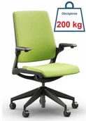 Fotele i krzesła biurowe - Fotel biurowy SMART SB10S obciążenie do 200 kg/atest do pracy 24/7 - tapicerowany - miniaturka - grafika 1
