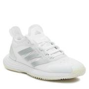 Buty adidas adizero Ubersonic 4.1 Tennis Shoes ID1566 Ftwwht/Silvmt/Greone