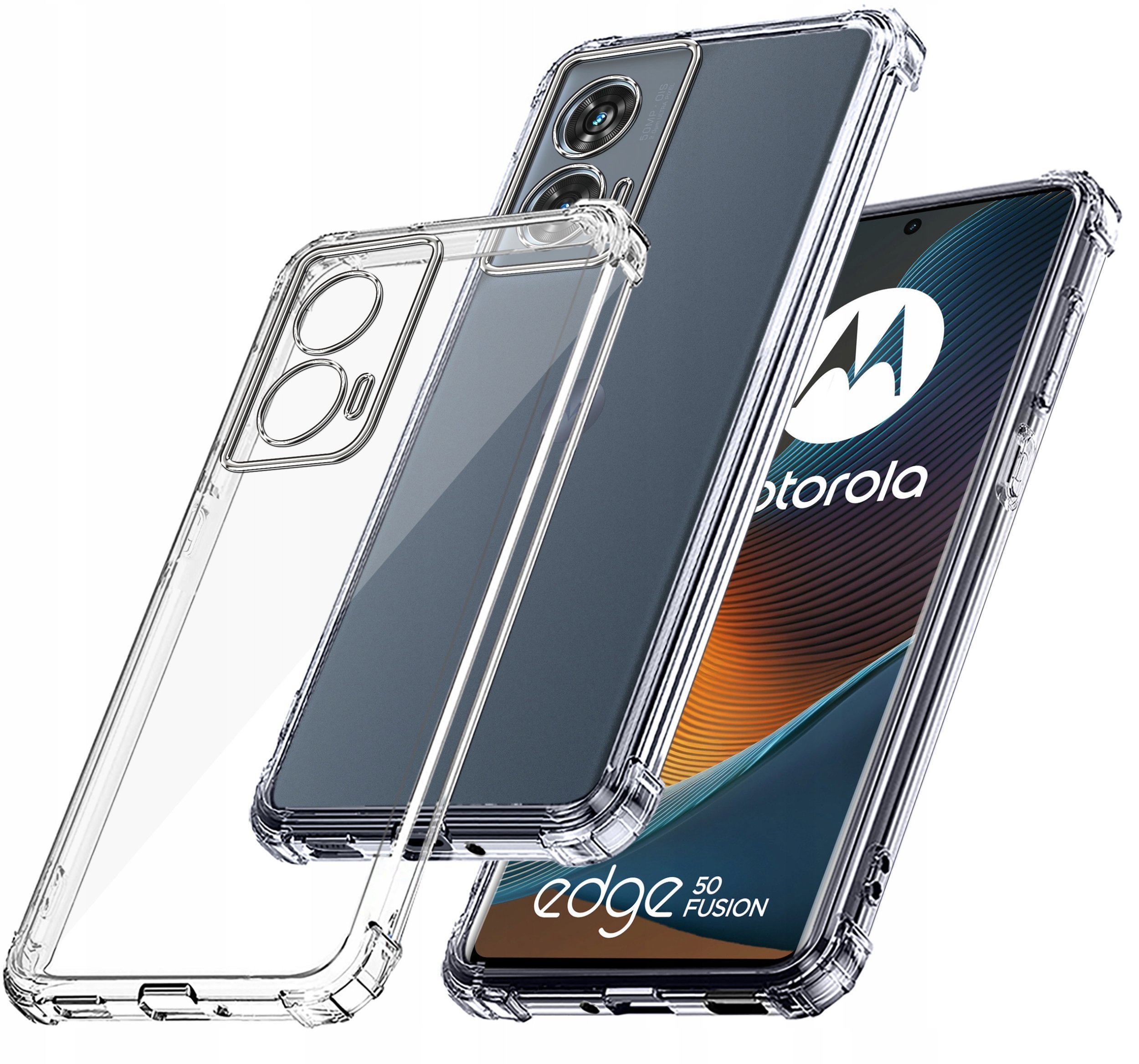 Etui do Motorola Edge 50 Fusion ANTI-SHOCK CLEAR CASE