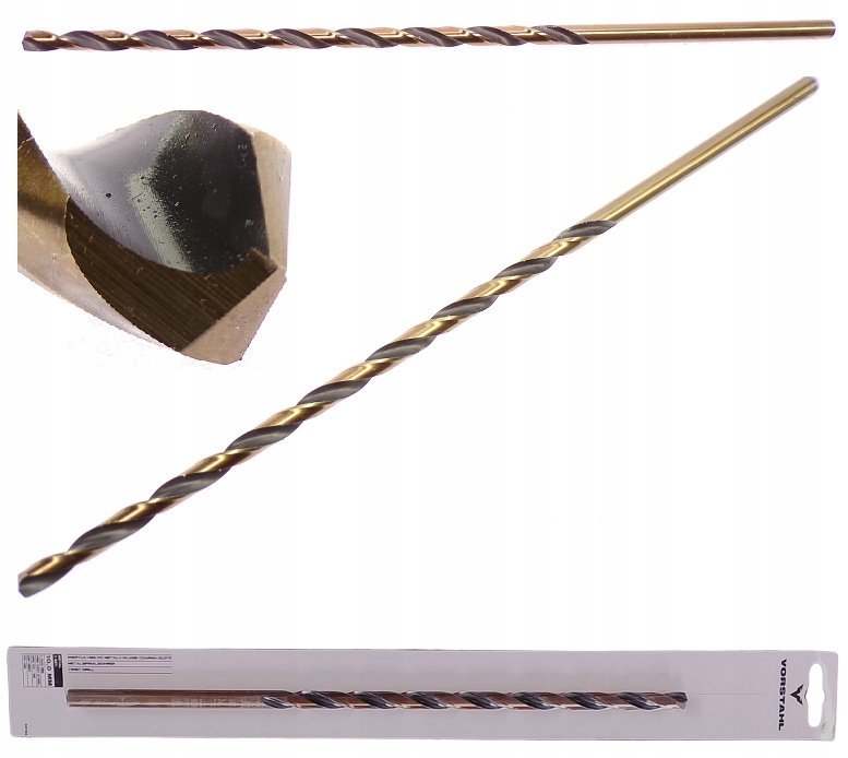 WIERTŁO DO METALU BARDZO DŁUGIE 10MM 10x265MM HSS