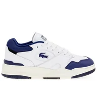 Buty sportowe męskie - Buty Lacoste Lineshot Mesh Collar Leather Trainers 746SMA0075-042 - białe - miniaturka - grafika 1