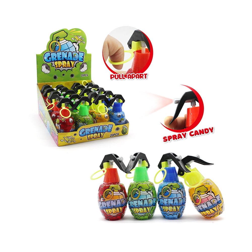 GRENADE SPRAY SŁODYCZE W PŁYNIE (50 ML) 20 SZT