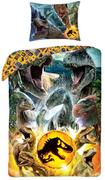 Pościel dla dzieci - Halantex, Jurassic World JW-9108BL, pościel bawełniana, rozmiar 140x200cm + 70x90cm - miniaturka - grafika 1