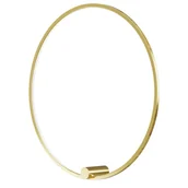 Lampy ścienne - Okrągły ścienny kinkiet Ringa WL0116-L-GD Yaskr LED 45W 3000-4000K IP44 złoty - miniaturka - grafika 1