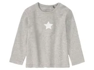 Bluzki dla niemowląt - bellybutton Bluzka niemowlęca z biobawełny z długimi rękawami (62, Szary) - miniaturka - grafika 1